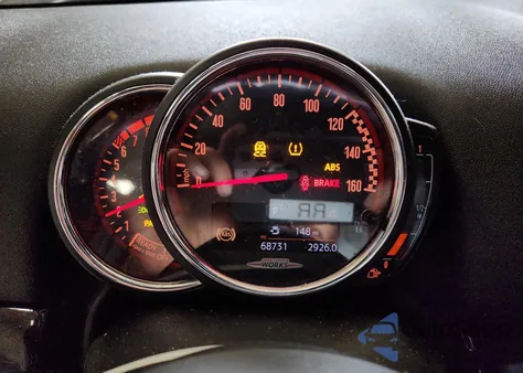 2019 Mini Cooper Jcw Countryman All4 z USA, uszkodzony, nr VIN WMZYV9C53K3F03218